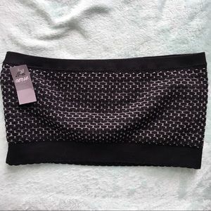 NWT Aerie Bandeau Bralette Black Size L